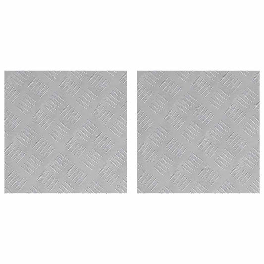 Rautenscheiben 2 pcs Silber 40 x 40 cm Aluminium