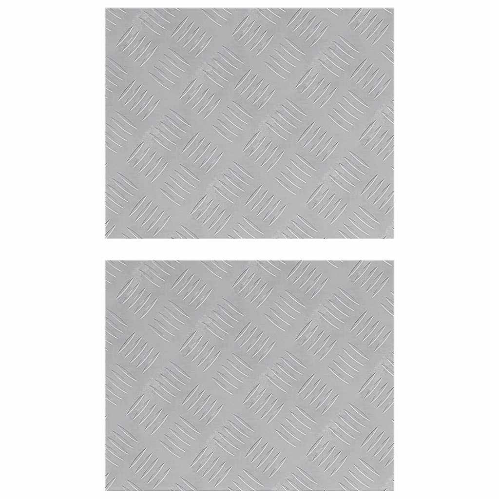 Rautenscheiben 2 pcs Silber 50 x 40 cm Aluminium