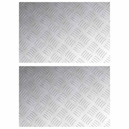 Rautenscheiben 2 pcs Silber 60 x 40 cm Aluminium