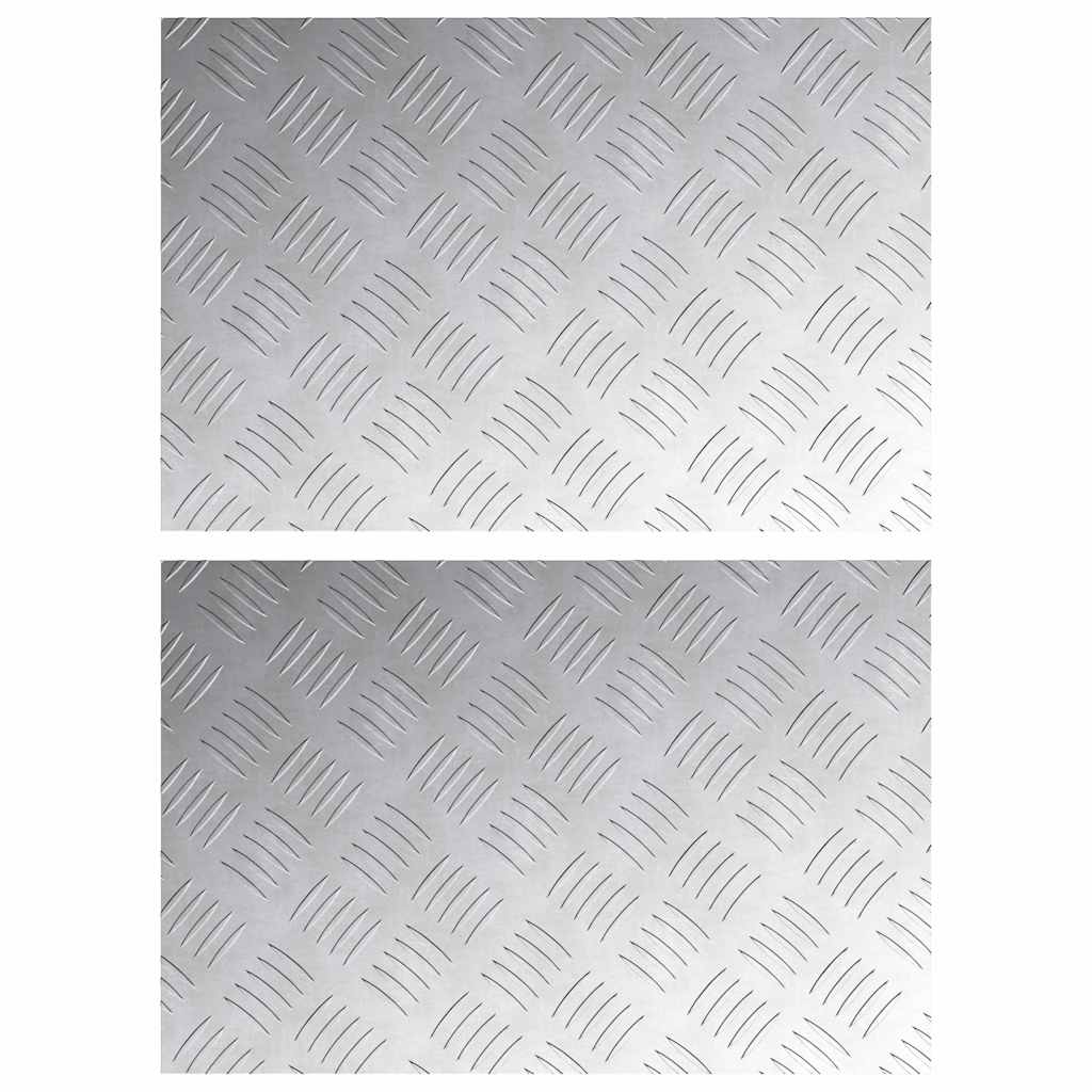 Rautenscheiben 2 pcs Silber 60 x 40 cm Aluminium