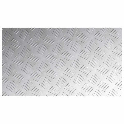 Rautenscheiben 4 pcs Silber 70 x 40 cm Aluminium
