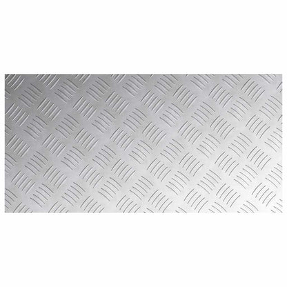 Rautenscheiben 2 pcs Silber 80 x 40 cm Aluminium