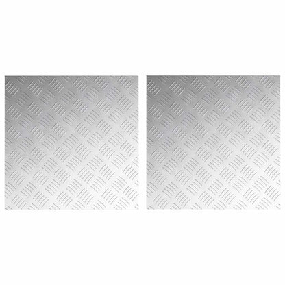 Rautenscheiben 2 pcs Silber 50 x 50 cm Aluminium