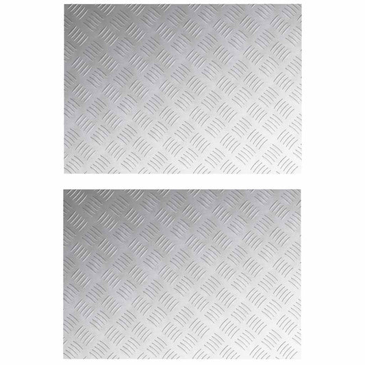 Rautenscheiben 2 pcs Silber 70 x 50 cm Aluminium