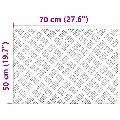 Rautenscheiben 2 pcs Silber 70 x 50 cm Aluminium