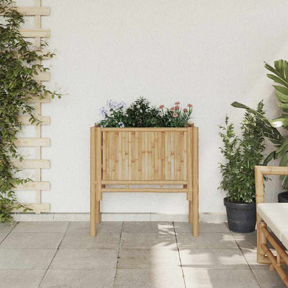 Garten-Hochbeet Braun 70 x 35 x 70 cm Bambus
