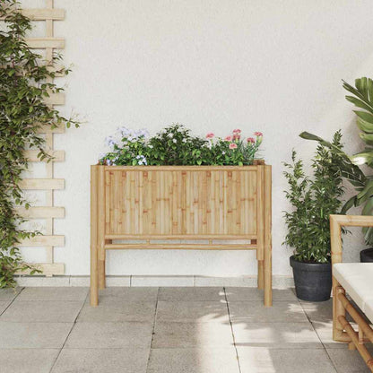 Garten-Hochbeet Braun 90 x 35 x 70 cm Bambus