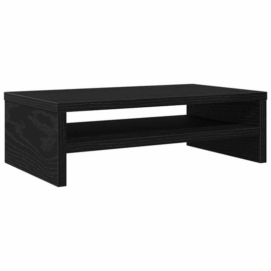 Monitorständer Schwarze Eiche 42x24x13 cm Holzwerkstoff