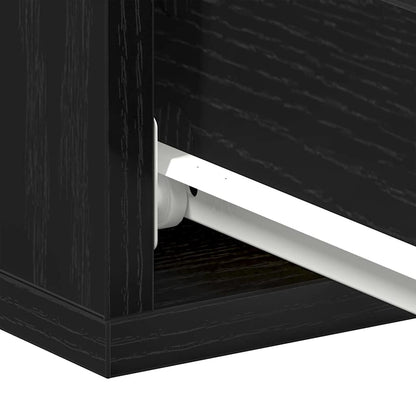 Schwebender Nachttisch Schwarze Eiche 40 x 32 x 15 cm Holzwerkstoff