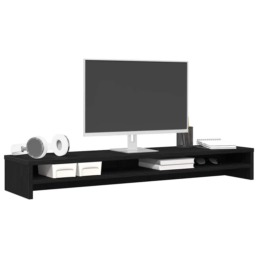 Monitorständer Schwarze Eiche 100 x 24 x 13 cm Holzwerkstoff