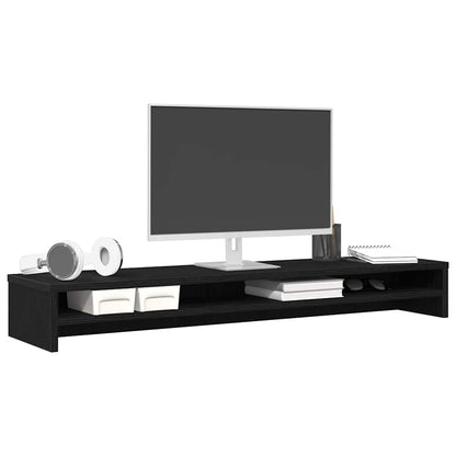 Monitorständer Schwarze Eiche 100 x 24 x 13 cm Holzwerkstoff