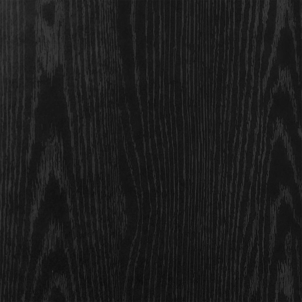 Schuhregal Schwarz Eichen-Optik 54x34x100,5 cm Holzwerkstoff