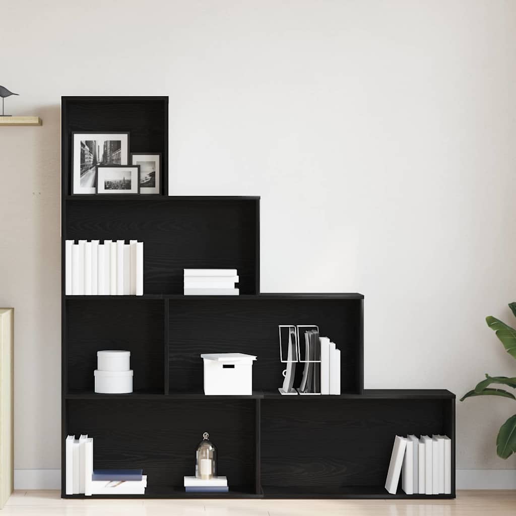 Bücherregal Schwarze Eiche 155 x 24 x 160 cm Holzwerkstoff