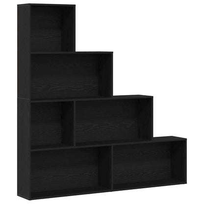 Bücherregal Schwarze Eiche 155 x 24 x 160 cm Holzwerkstoff