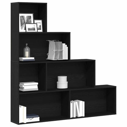 Bücherregal Schwarze Eiche 155 x 24 x 160 cm Holzwerkstoff