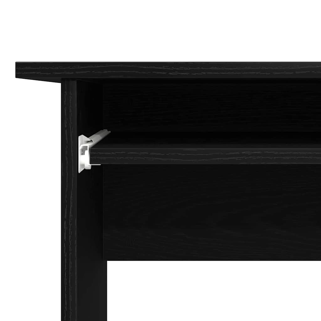 Eckschreibtisch Schwarze Eiche 120 x 140 x 75 cm Holzwerkstoff