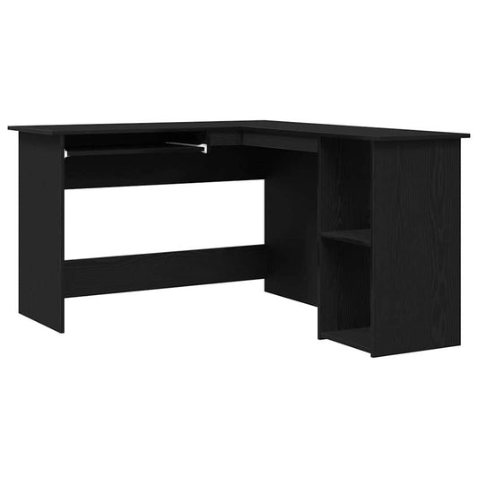 Eckschreibtisch Schwarze Eiche 120 x 140 x 75 cm Holzwerkstoff