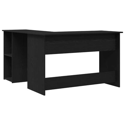 Eckschreibtisch Schwarze Eiche 120 x 140 x 75 cm Holzwerkstoff