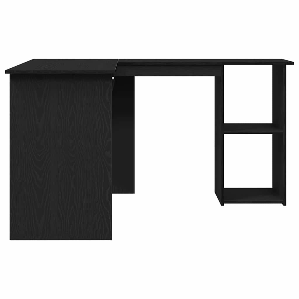 Eckschreibtisch Schwarze Eiche 120 x 140 x 75 cm Holzwerkstoff