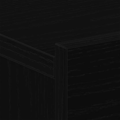 Nachttisch 2 pcs Schwarze Eiche 40 x 30 x 30 cm Holzwerkstoff