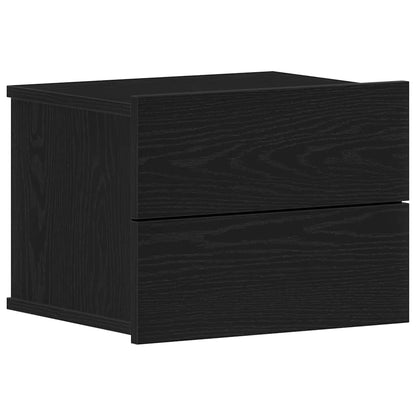 Nachttisch 2 pcs Schwarze Eiche 40 x 30 x 30 cm Holzwerkstoff