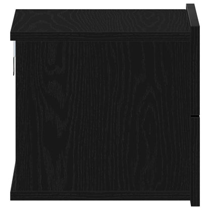 Nachttisch 2 pcs Schwarze Eiche 40 x 30 x 30 cm Holzwerkstoff