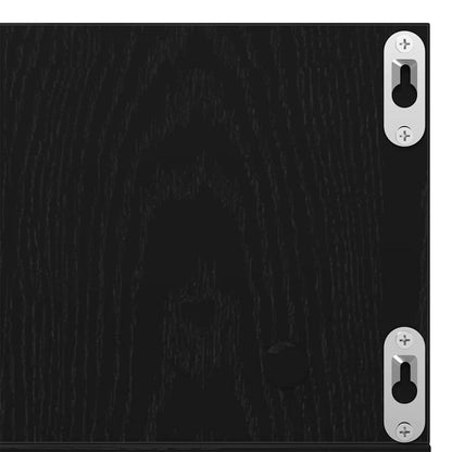 Wandregal Schwarze Eiche 75 x 18 x 18 cm Holzwerkstoff