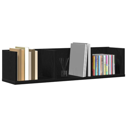 Wandregal Schwarze Eiche 75 x 18 x 18 cm Holzwerkstoff