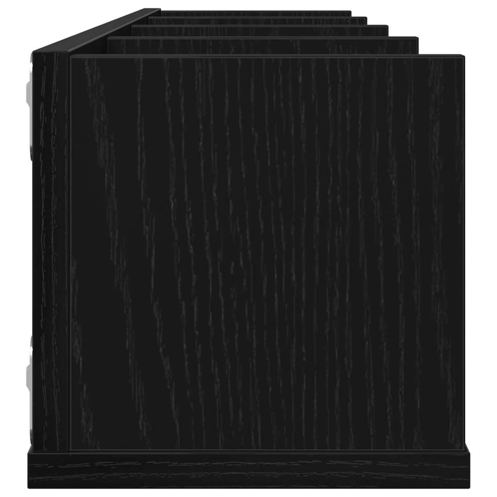 Wandregal Schwarze Eiche 100 x 18 x 18 cm Holzwerkstoff