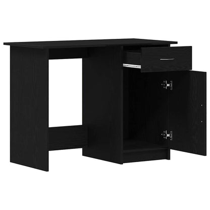 Schreibtisch Schwarze Eiche 100 x 50 x 76 cm Holzwerkstoff