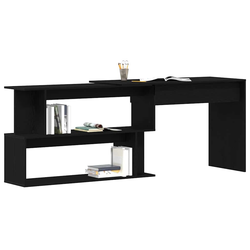 Schreibtisch Schwarze Eiche 200 x 50 x 76 cm Holzwerkstoff
