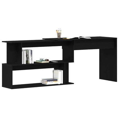 Schreibtisch Schwarze Eiche 200 x 50 x 76 cm Holzwerkstoff