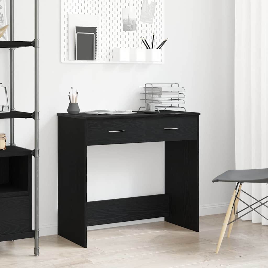 Schreibtisch Schwarze Eiche 80 x 40 x 75 cm Holzwerkstoff