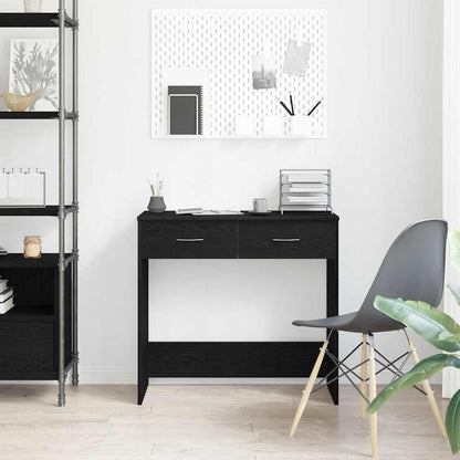 Schreibtisch Schwarze Eiche 80 x 40 x 75 cm Holzwerkstoff