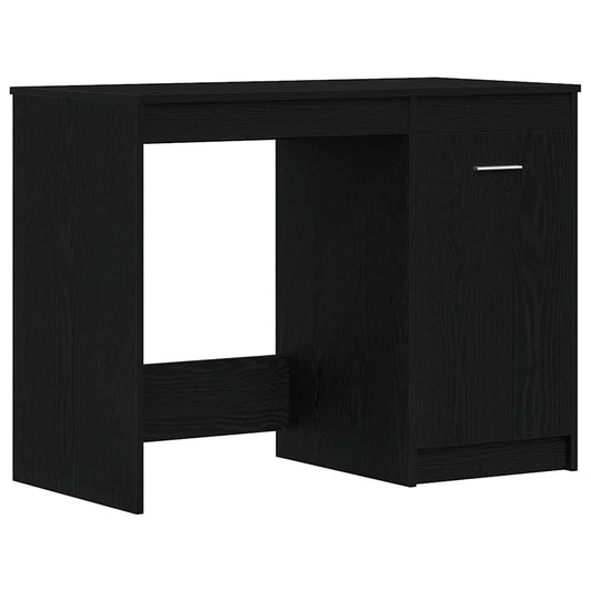 Schreibtisch Schwarz Eichen-Optik 100 x 50 x 76 cm