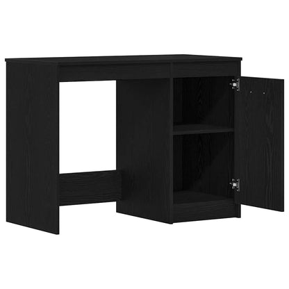 Schreibtisch Schwarz Eichen-Optik 100 x 50 x 76 cm