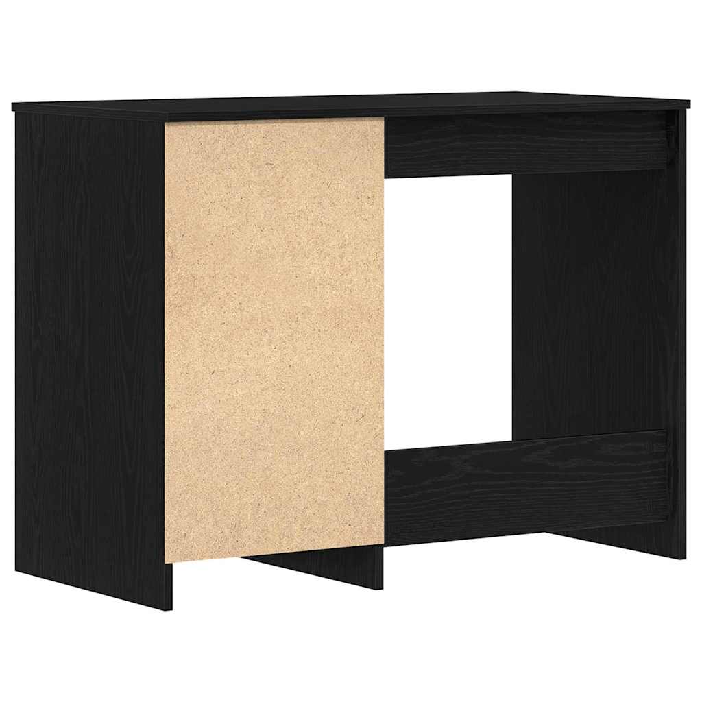 Schreibtisch Schwarz Eichen-Optik 100 x 50 x 76 cm