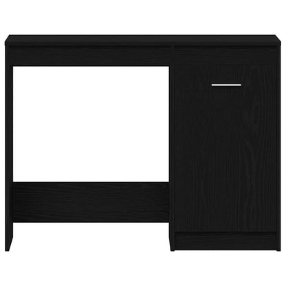 Schreibtisch Schwarz Eichen-Optik 100 x 50 x 76 cm