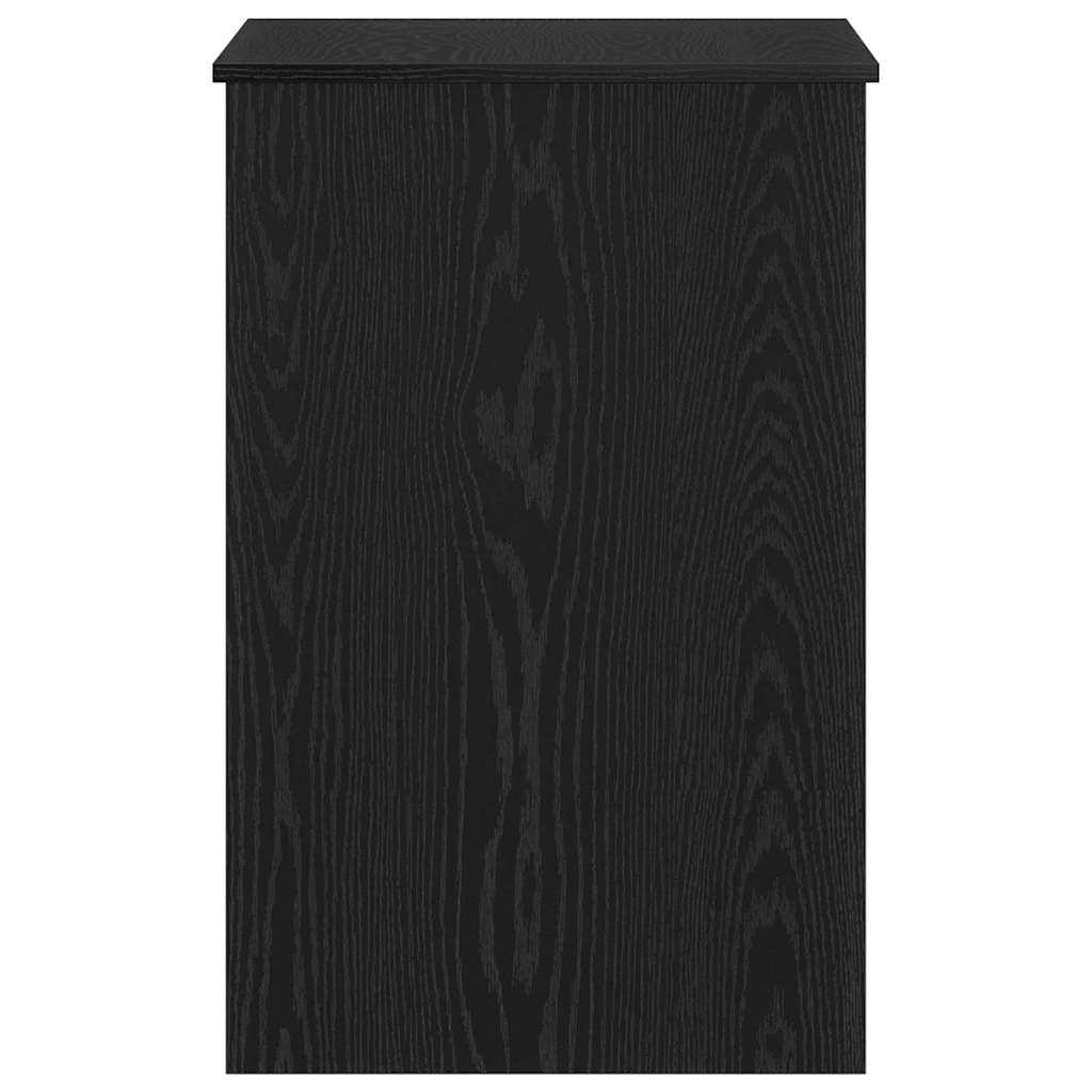 Schreibtisch Schwarz Eichen-Optik 100 x 50 x 76 cm