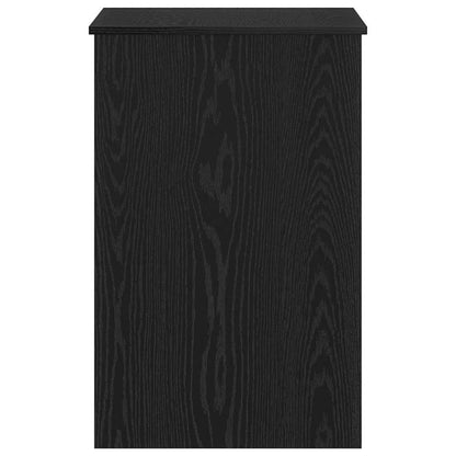 Schreibtisch Schwarz Eichen-Optik 100 x 50 x 76 cm