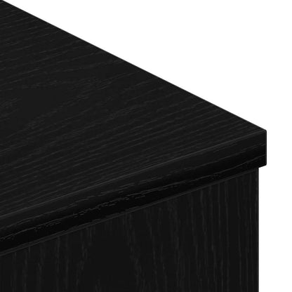 TV-Ständer mit Schubladen Schwarz 80 x 34 x 30 cm Holzwerkstoff