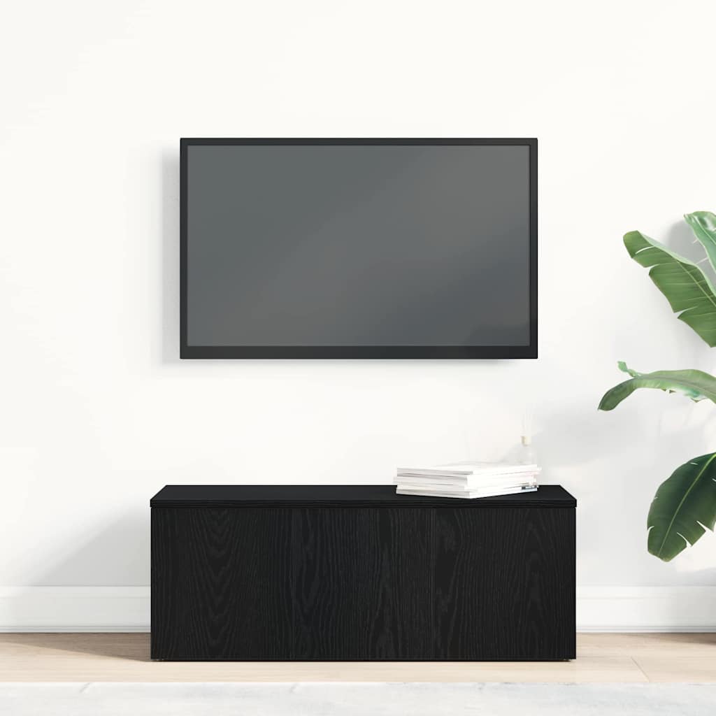 TV-Ständer mit Schubladen Schwarz 80 x 34 x 30 cm Holzwerkstoff