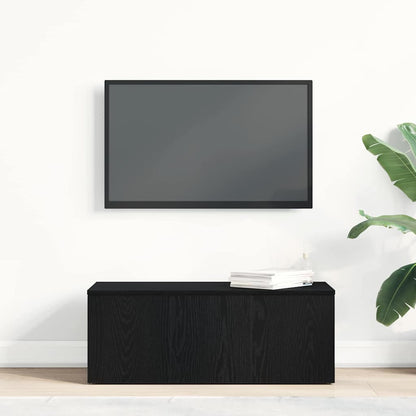 TV-Ständer mit Schubladen Schwarz 80 x 34 x 30 cm Holzwerkstoff