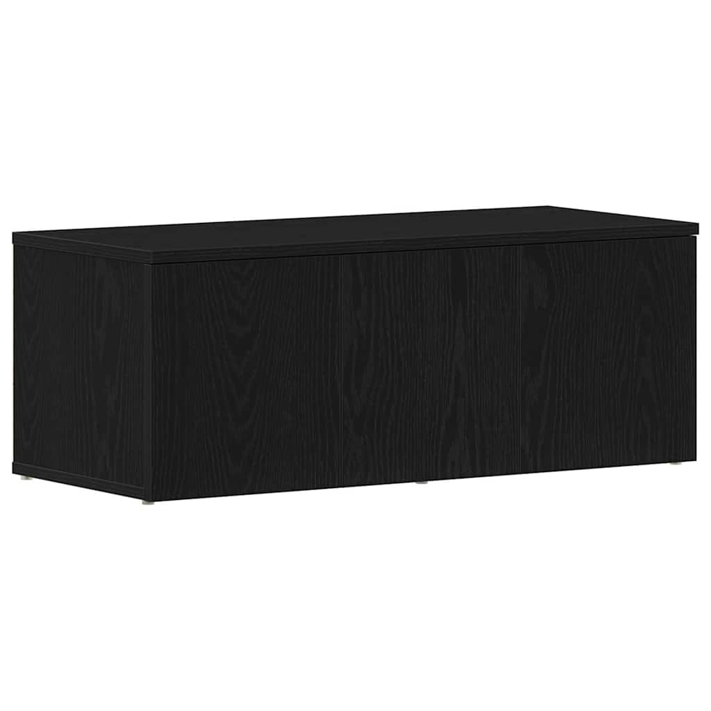 TV-Ständer mit Schubladen Schwarz 80 x 34 x 30 cm Holzwerkstoff