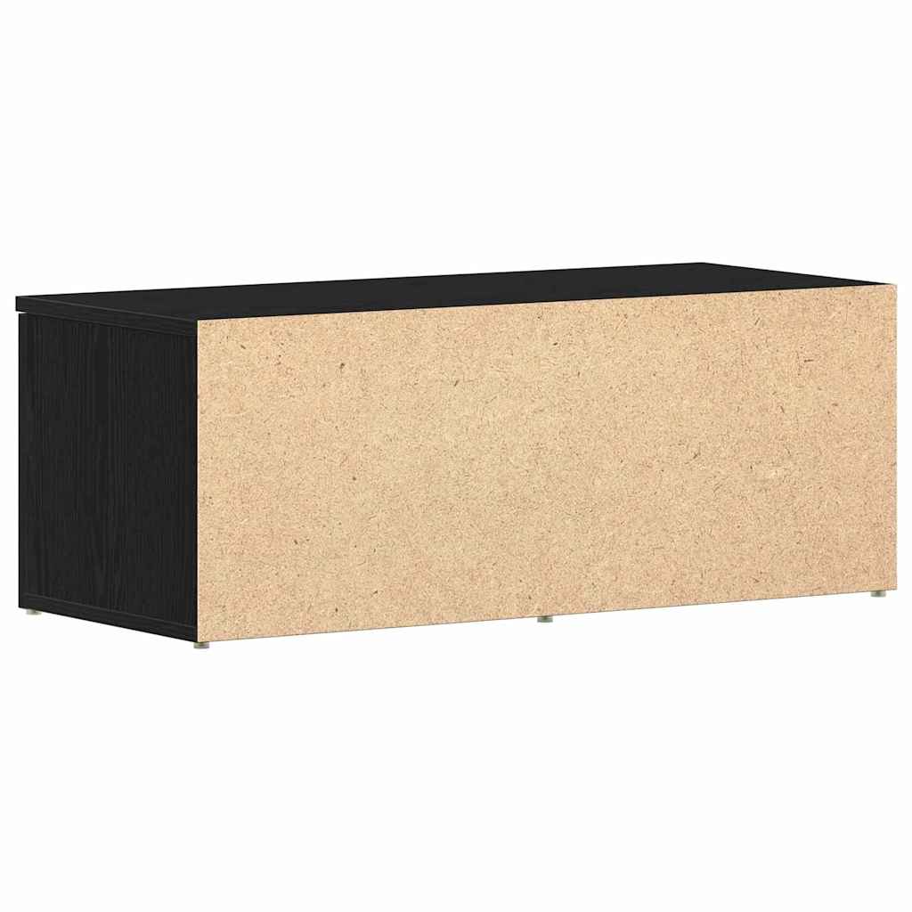 TV-Ständer mit Schubladen Schwarz 80 x 34 x 30 cm Holzwerkstoff