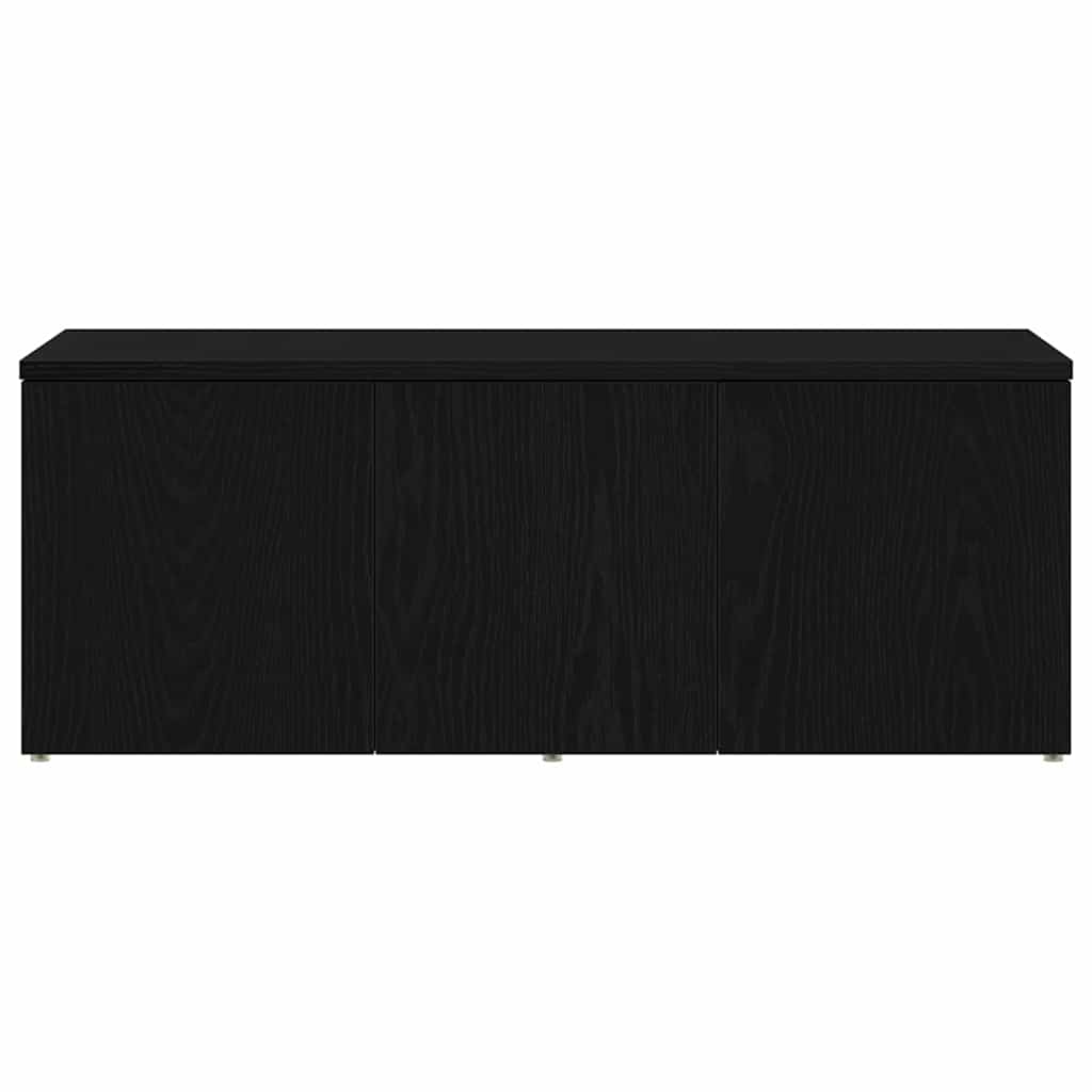 TV-Ständer mit Schubladen Schwarz 80 x 34 x 30 cm Holzwerkstoff