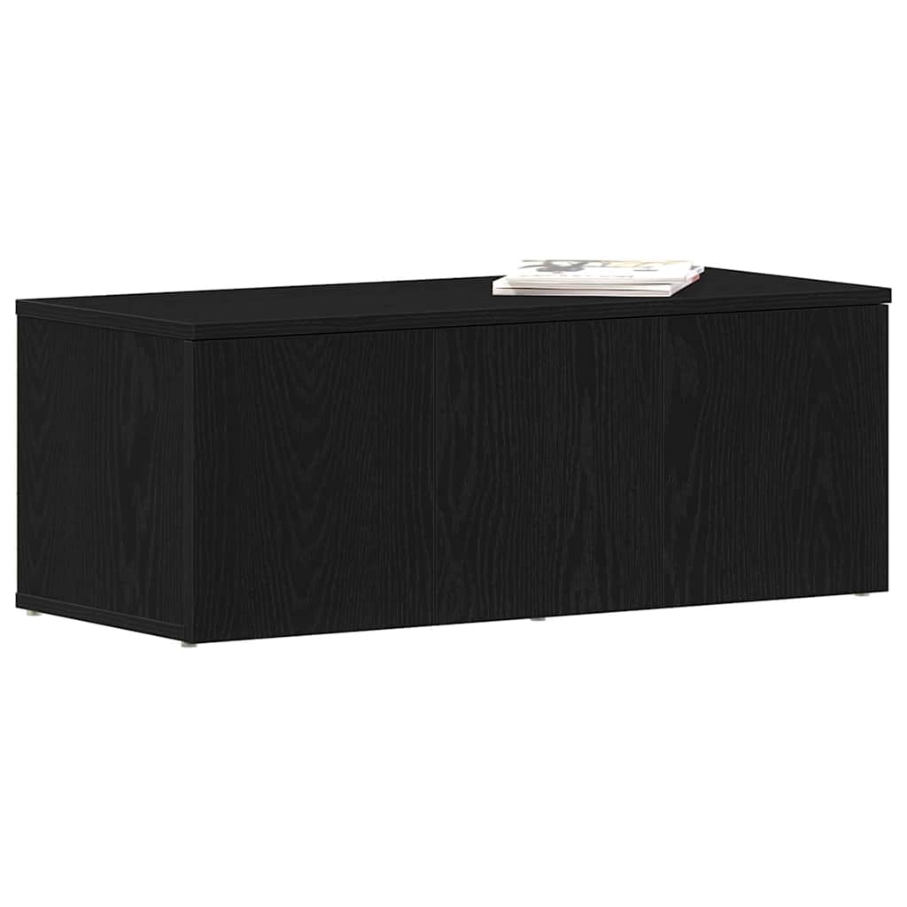 TV-Ständer mit Schubladen Schwarz 80 x 34 x 30 cm Holzwerkstoff