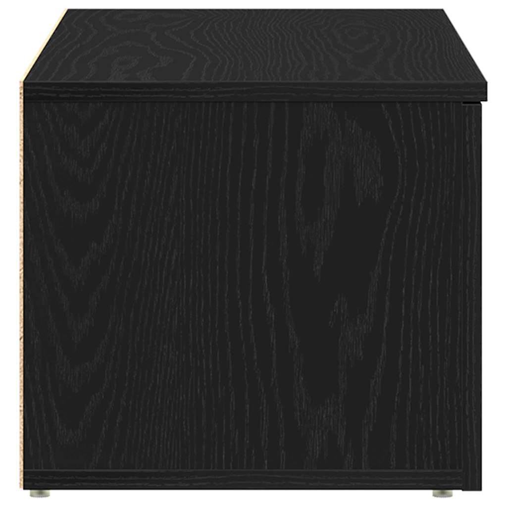 TV-Ständer mit Schubladen Schwarz 80 x 34 x 30 cm Holzwerkstoff