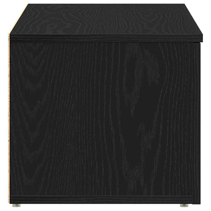 TV-Ständer mit Schubladen Schwarz 80 x 34 x 30 cm Holzwerkstoff