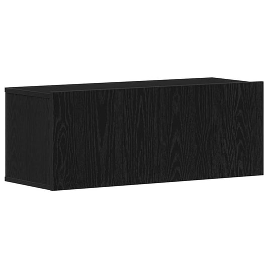 Fernsehtische Schwarze Eiche 80 x 30 x 30 cm Holzwerkstoff